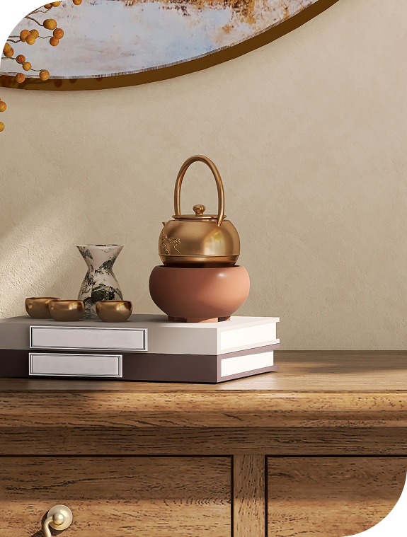 Maison rangée suite à une prestation de ménage