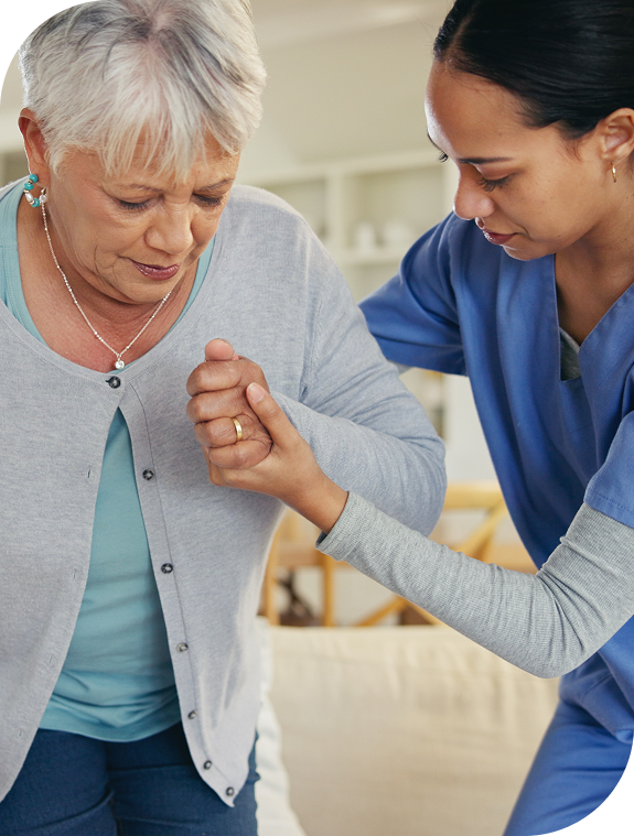 Intervenante Stayhome pour aide au lever et coucher d'une bénéficiaire